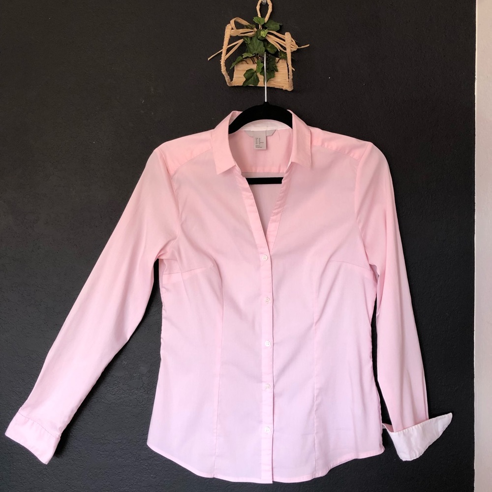 Pink H&M Button Down - US 10